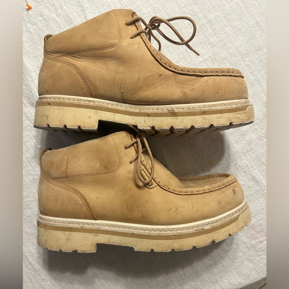 Vintage Lugz Fringe Moc Toe Chukka Boots - Wheat/Tan